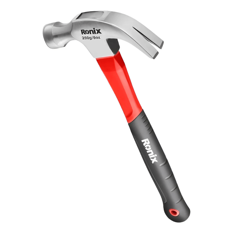 Martelo Unha 250g Cabo Fibra Emborrachado Ronix Rh-4726