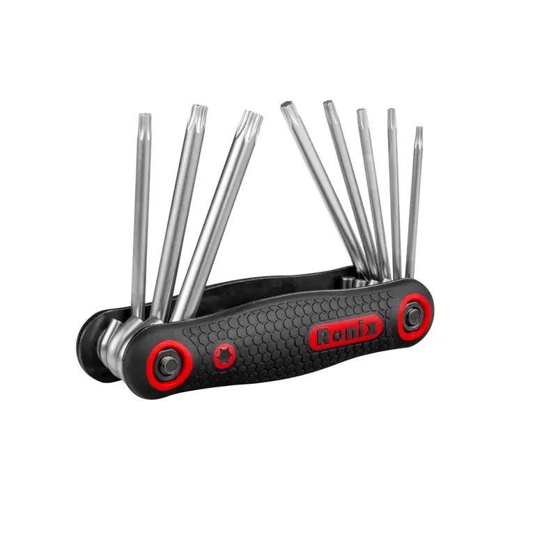 Jogo De Chaves Torx Canivete 8 Peças Ronix Rh-2021